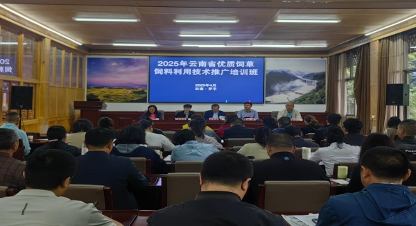 2025年云南省优质饲草饲料利用技术推广培训班在曲靖市罗平县举办 