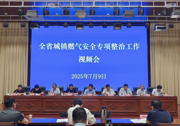 全省城镇燃气安全专项整治工作推进视频会议召开