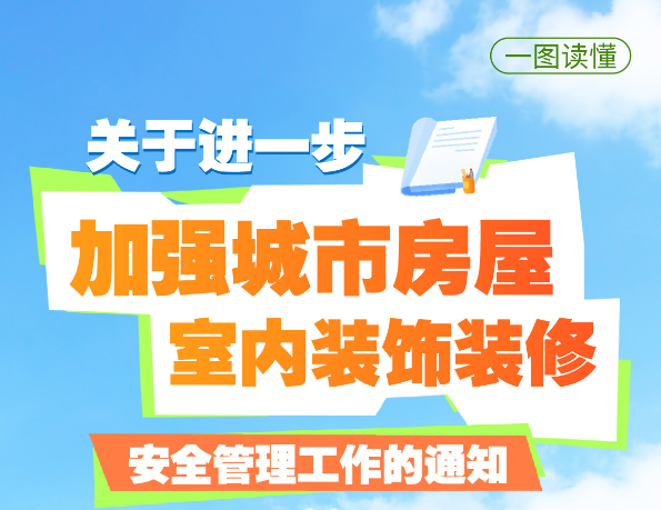 【部门图解】一图读懂“关于进一步加强城市房屋室内装饰装修安全管理工作的通知”